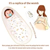Babies Sleeping Bags Newborn Baby Cocoon Swaddle Wrap Envelope 100%Cotton 0-6 Months Baby Blanket Swaddling Wrap Sleepsack 2