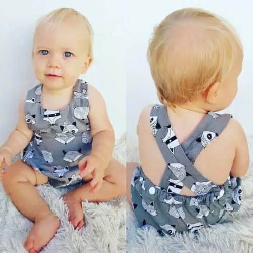 

Newborn Infant Baby Boy Girl Summer Romper Jumpsuit Bodysuit Playsuit Clothes UK