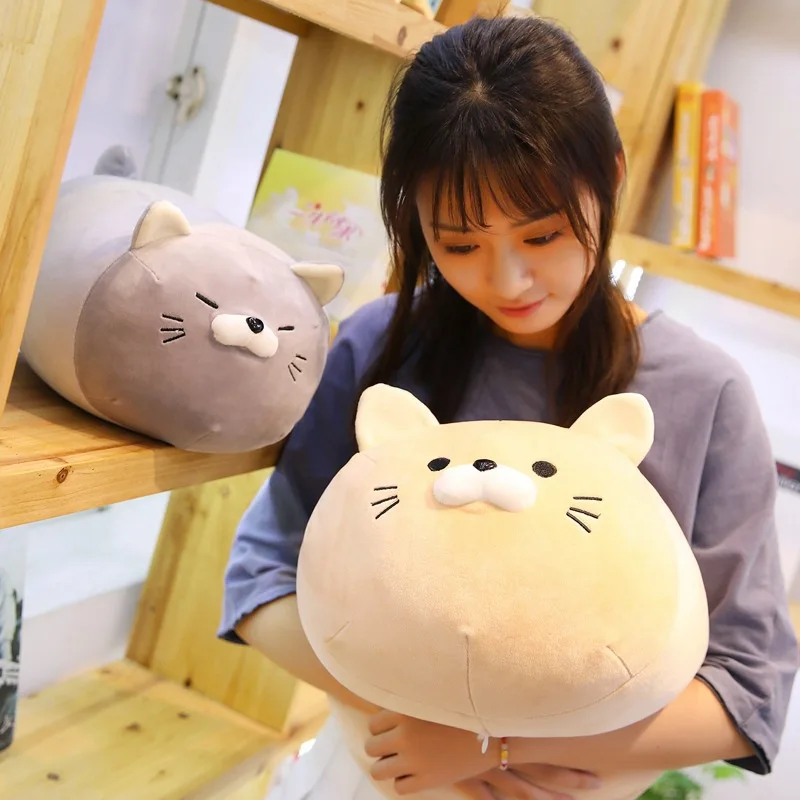 

Cute Fat Cat Plush Dolls Kawaii Cartoon Animal Plush Toy Lazy Cat Soft Kids Pillows Stuffed Cushion Doll Birthday Gift for Girls