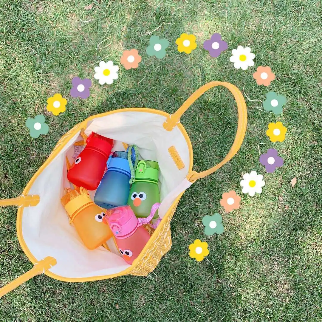 Летняя детская чашка для воды уличная бутылка с присоской Сезам дальним Западом