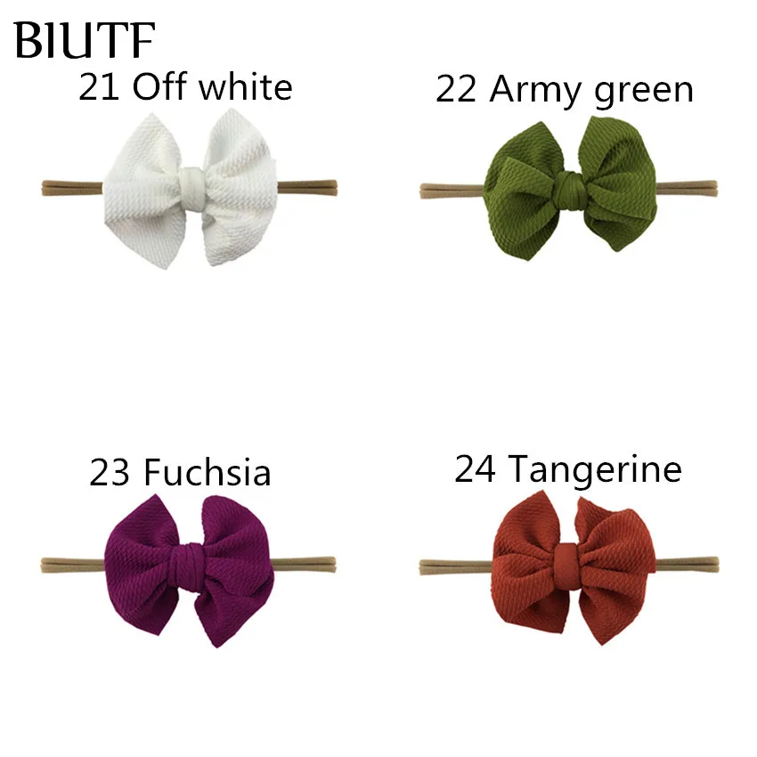 20 шт. накладные волосы 4 &quotвафельный бант для волос нейлоновая повязка на голову