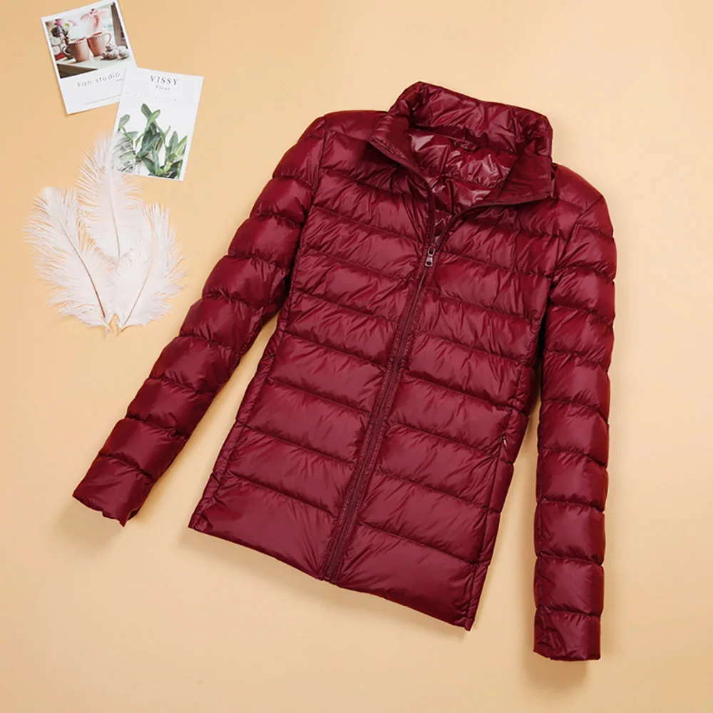 

Autumn Women's Jacket Winter Jackets for Women Coat Female Jacket Large Size Duck Down Ultra Thin Outerwear chamarras de mujer