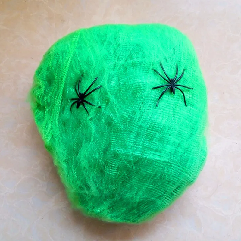 Хэллоуин ночник паук хлопок паутина 20 г + 2 брусья КТВ карнавальный костюм зомби