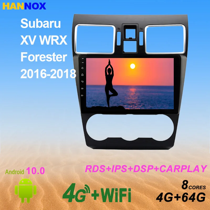 

Автомагнитола 9 дюймов, Android 10,0, для Subaru 2016, 2017, 2018, XV, WRX Forester, мультимедийный плеер, навигация, аксессуары, 4 Гб ОЗУ, 64 Гб ПЗУ, BT