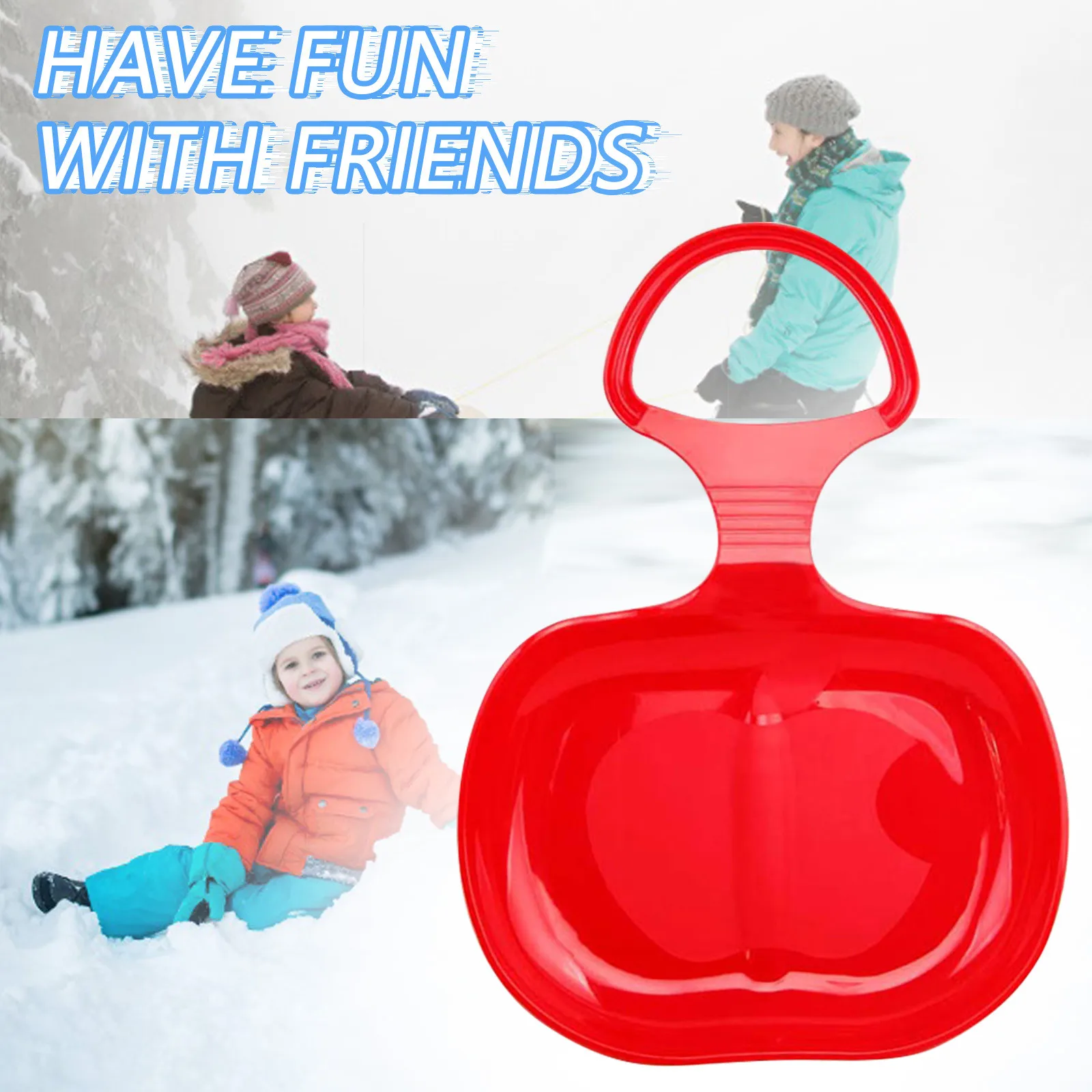 Забавные спортивные снежные сани фото-фон на заказ с Лыжная доска уличная зимняя