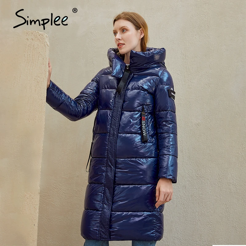 Куртка женская зимняя ветрозащитная с карманами и капюшоном | Женская одежда