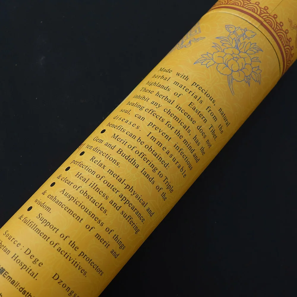 Тибетские палочки для благовоний богатый аромат традиционный ручной работы