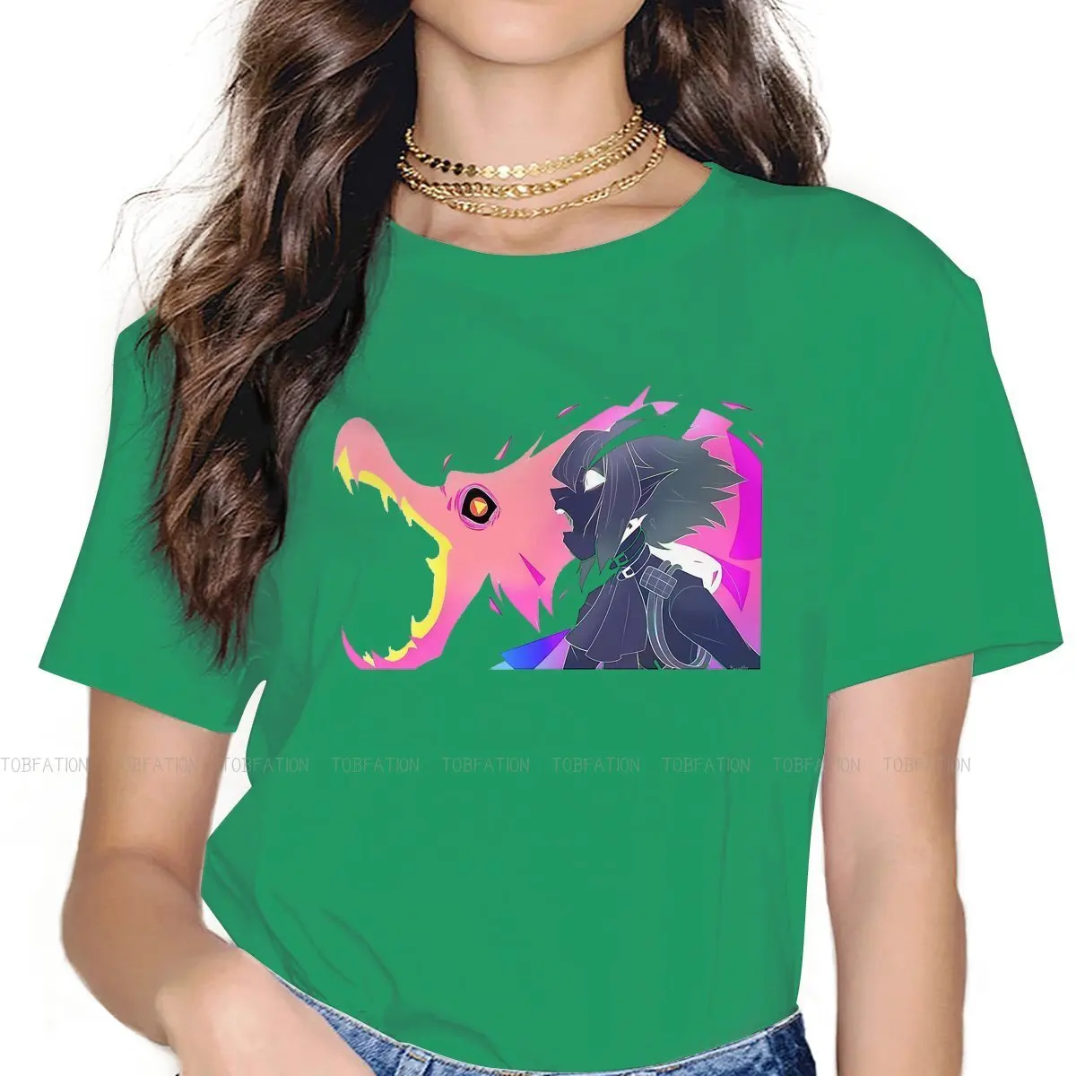 

PROMARE Animated Film Galo Lio Burnish TShirt for Woman Girl Lio Fotia Leisure Sweatshirts T Shirt 5XL New Design Fluffy