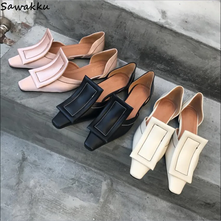 Женские атласные лоферы с квадратной пряжкой винтажные Лоферы розового цвета на