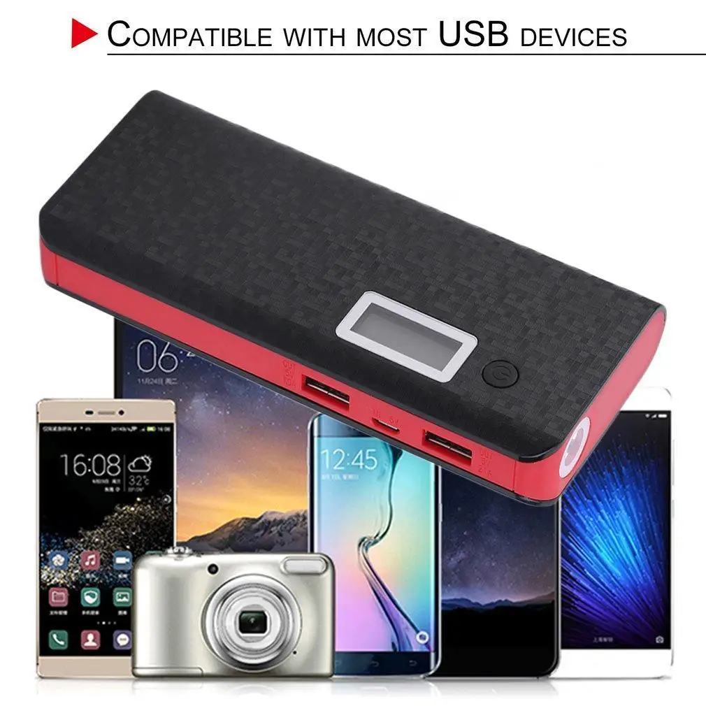 50000 мАч двойной USB цифровой дисплей телефон внешний банк питания для iphone планшет