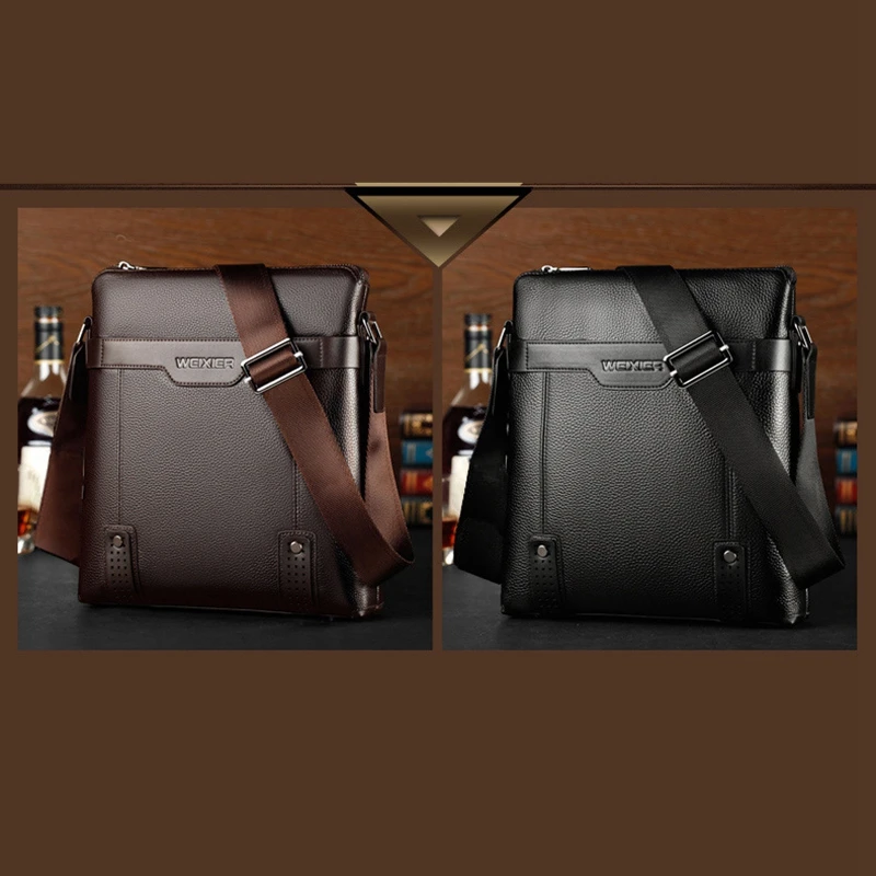 

Men Messenger Bags Pu Leather Shoulder Crossbody Bag Men Handbag Male Small Bags Briefcase