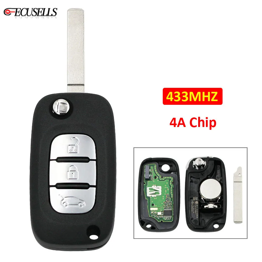 OEM 3 кнопки складной откидной пульт дистанционного управления автомобильный