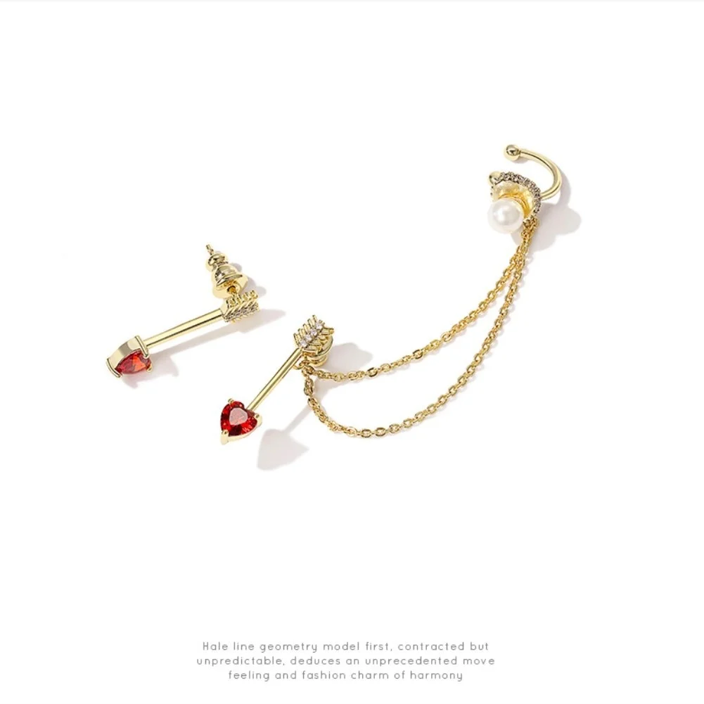 Модные ювелирные изделия креативные серьги гвоздики в виде стрелы любви