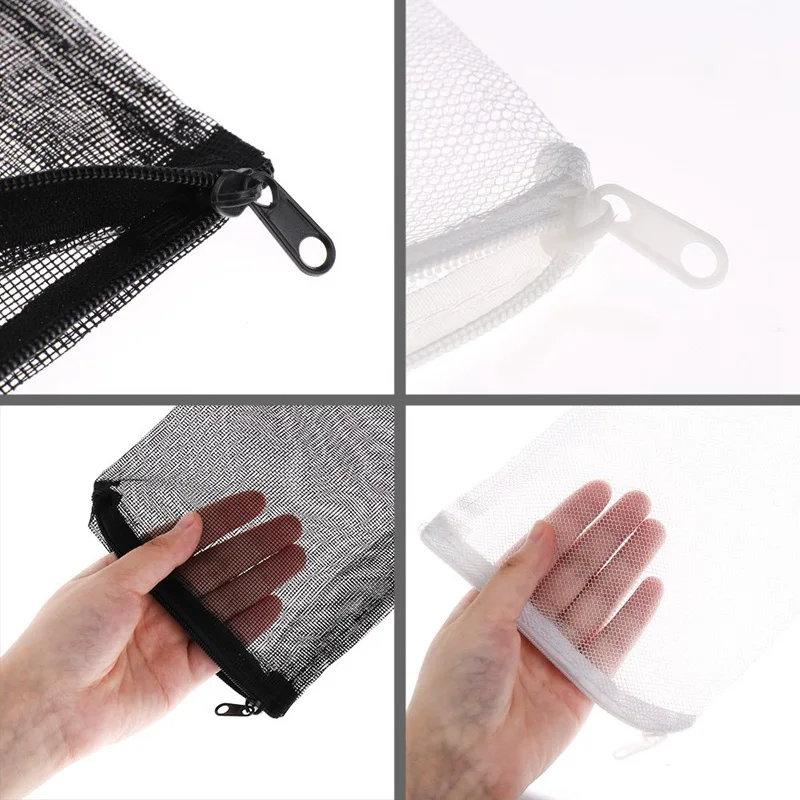 Полиэфирная Сетчатая Сумка для аквариума пруда медиа молния белая 20x15 см | Дом и