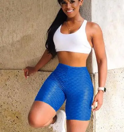 yoga pant 4 Женская бесшовная спортивная одежда шорты для йоги Байкер Фитнес Короткие Леггинсы Спортивные Беговые тренировочные с высокой талией шорты пуш-ап леггинсы - Цвет: yoga pant 4