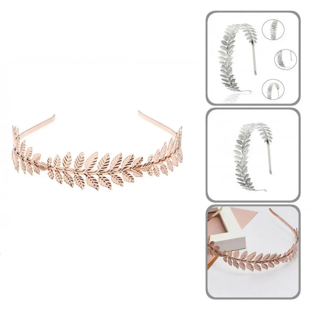 

Beautiful Hair Band Leaves Shape Lady Long Lasting Crown Branch Hair Band Hair Hoop Bridal Headband