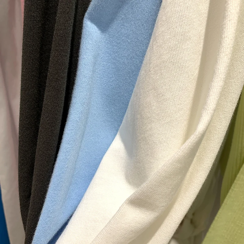 

Women's Long-Sleeved T-shirt Printed Letter White Bottoming Shirt 2021 Loose Strapless All-Matching Mid-Length Fashion Tops Tee