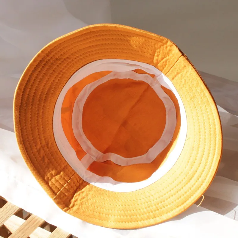 

Cloth Child Fisherman Hat Spring Summer Sun Hat Cartoon Boy girl Basin Cap Baby Sunscreen Hat For 1-3 Years Old