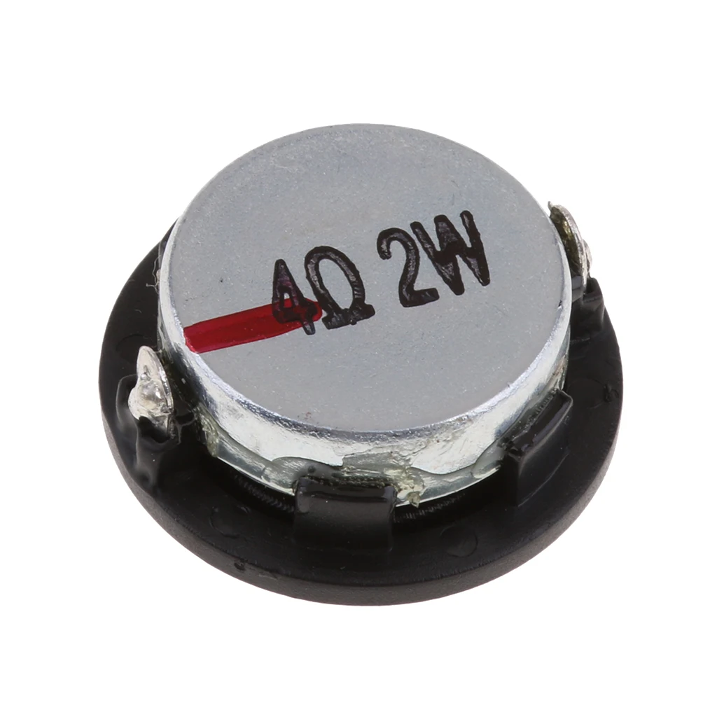 

28mm 2W Stereo Audio Speaker 1' Inch 4Ohm Full-range DIY Loudspeakern New Carbon Fiber & Rubber Edge Material Durable