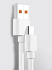 Зарядный кабель Xiaomi, быстрая зарядка с USB Type C, 6A, для Mi 11 9 Poco M3 X3 NFC F2 Black Shark 3 Redmi Note 10 K40 K30 Usb-C
