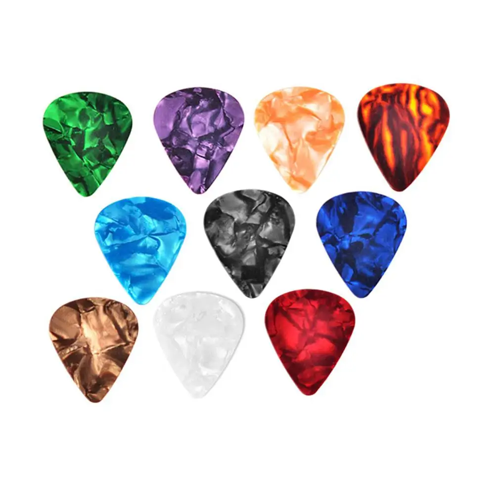 irin 10 pcs gitarre picks guitar pick halter set für akustische gitarre elektrische gitarre bass ukulele stick auf halter gelegentliche farbe f