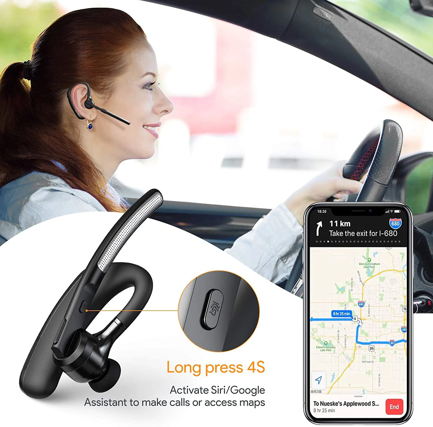 Беспроводные наушники K20 с микрофоном Bluetooth 5 0 шумоподавление | Электроника