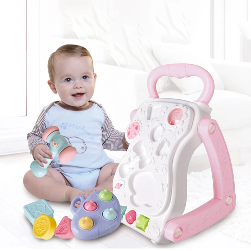 IMBABY От 0 до 1 года детские многофункциональные детские ходунки игрушка треугольник структура Анти-опрокидывание детей обучения ходунки ребенка strole