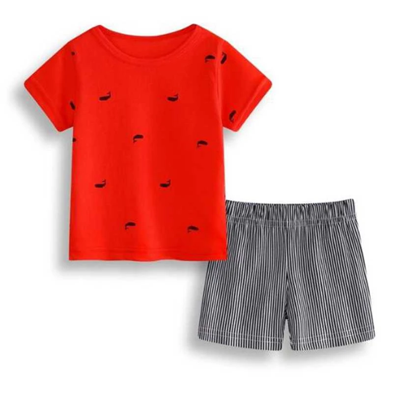 Футболка и штаны для мальчиков хлопковые камуфляжные в стиле сафари |