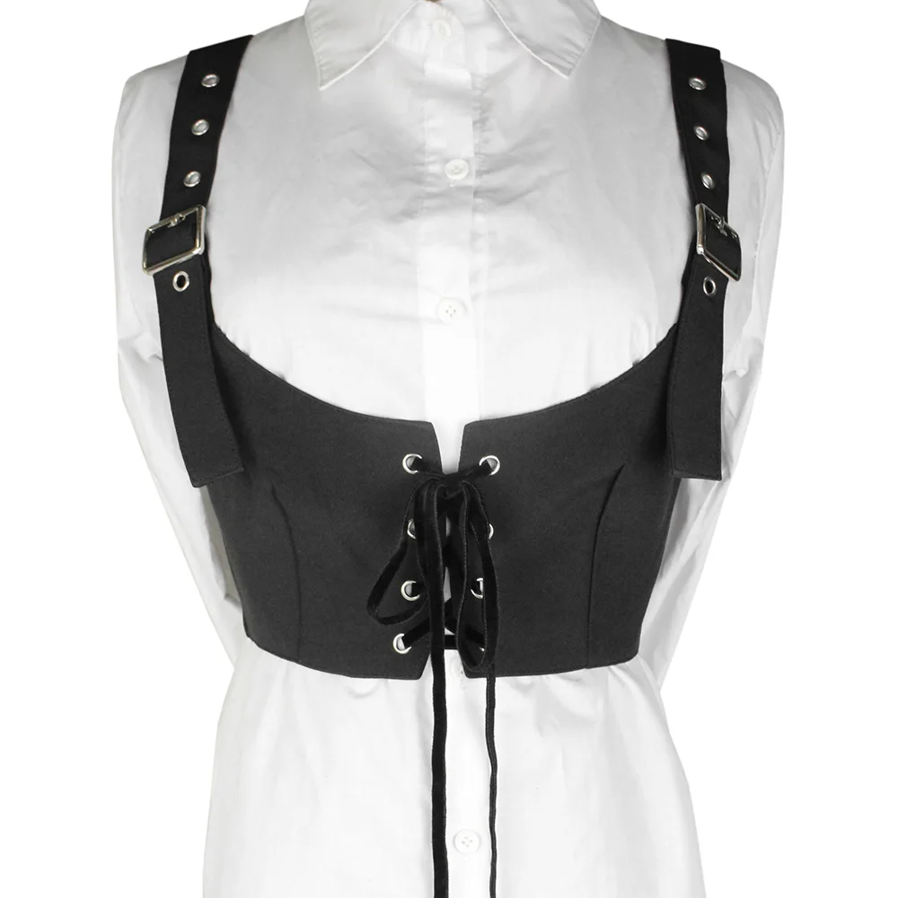 

French suspender waist seal with women's bandage decorative skirt, fashion leisure strap, vest belt