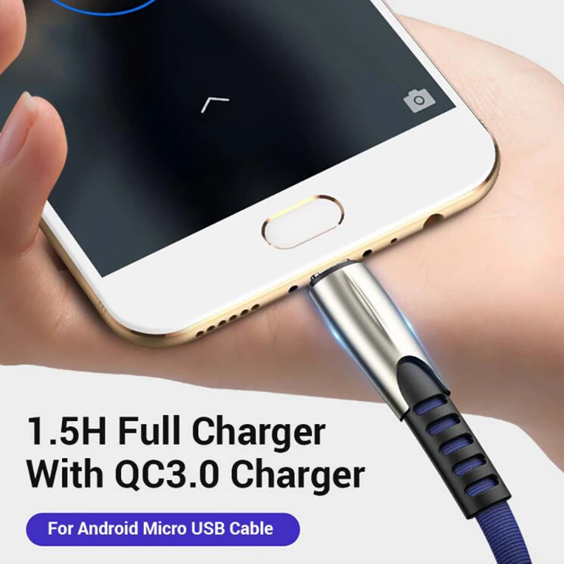 Кабель Micro USB 5A для быстрой зарядки и передачи данных шнур синхронизации Samsung S7 Huawei