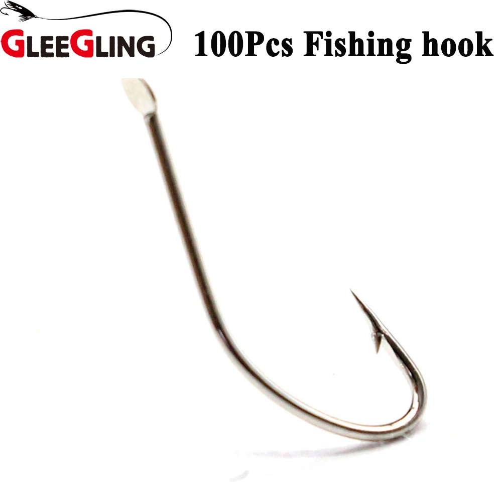 GLEEGLING 100 шт Карп рыболовные Крючки Crankbait белая Высокоуглеродистая сталь с микро