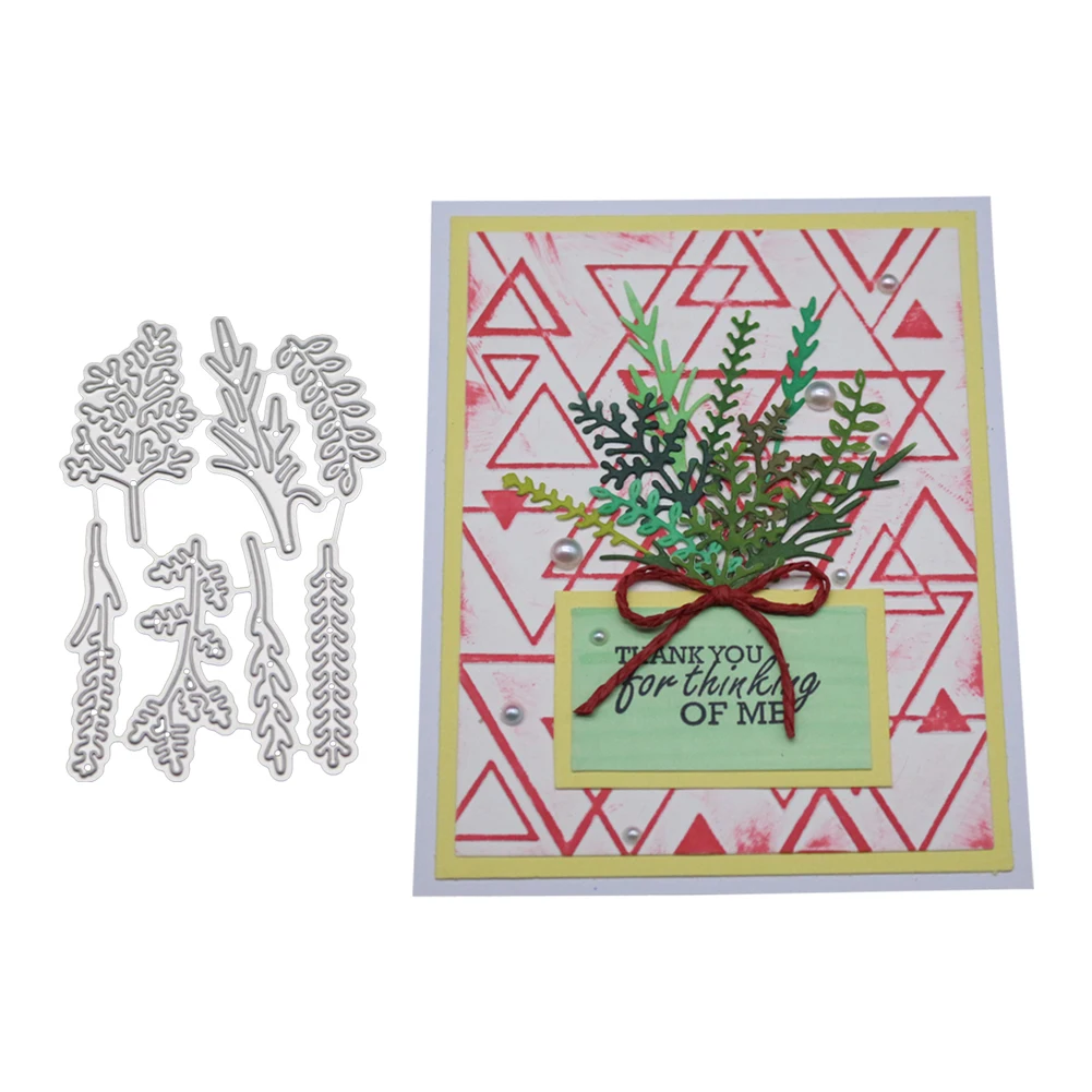 

Simple Leaf Cutting Dies DIY Handcraft Reusable Durable Lightweight Best Decor for DIY Card Invitation Card GRSA889