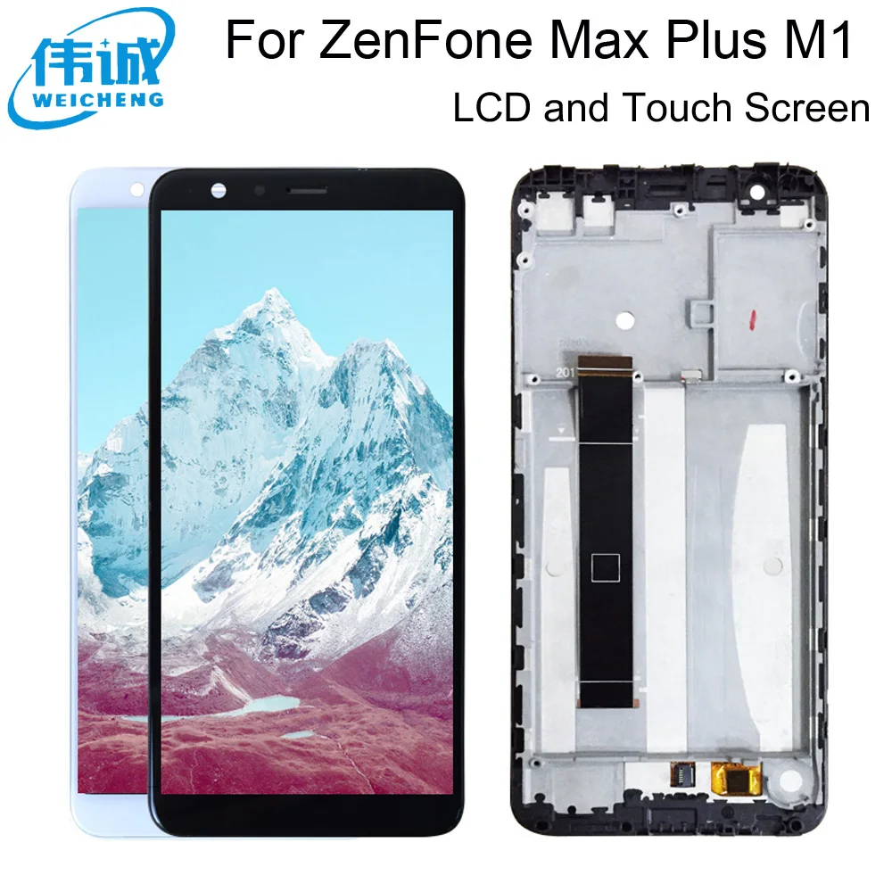 ЖК дисплей для ASUS ZenFone Max Plus M1 ZB570TL X018DC X018D сенсорный экран с дигитайзером сенсорное