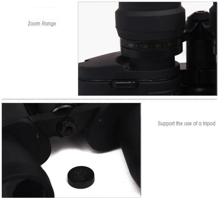

10-70x70 Binocular Telescope Night Vision Continuous Zoom Telescope for Hunting Watching
