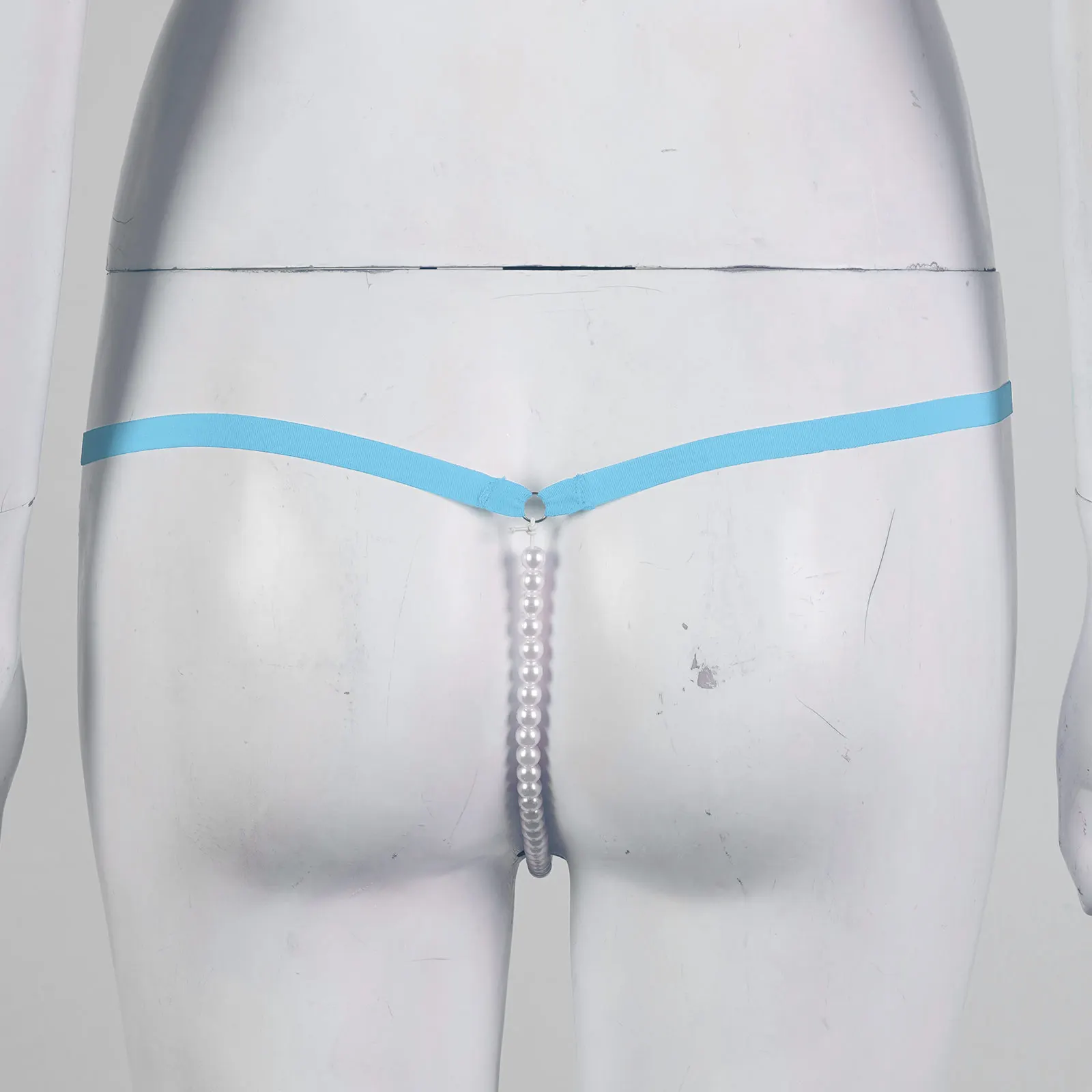 

Womens Lingerie Underwear Open Crotch Sexy Thongs G-strings Panties Erotic Sexy Briefs Embroidery Artificial Pearl Underpants