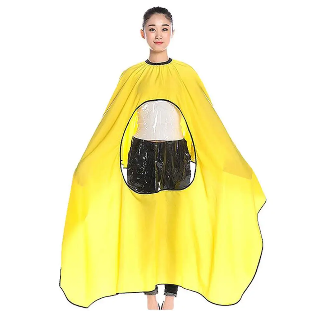 Антистатическая прозрачная ткань для парикмахерских мантия стрижки волос