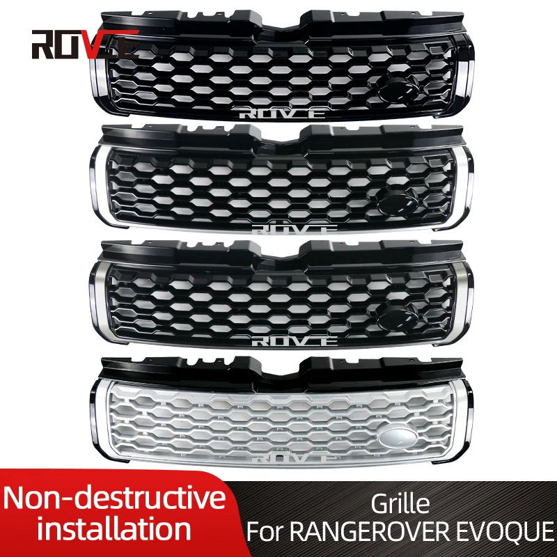 

ROVCE передний бампер ABS решетка гриль для Land Rover Range Rover Evoque 2012-2018 L551 Evoque Dynamiv Style LR083605 гоночные грили