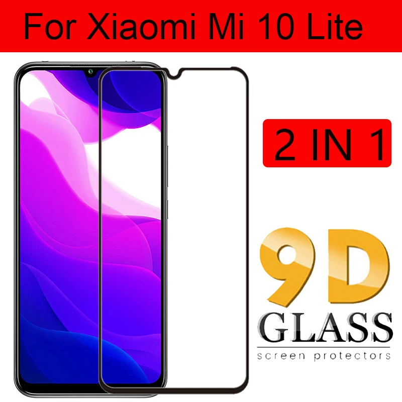 2 шт. закаленное стекло для Xiaomi Mi 10 Lite Explosion proo Защитное экрана защитное