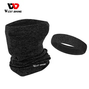 WEST BIKING велосипедная маска для лица, мужская спортивная повязка на голову, ветрозащитная Манишка, бандана, флисовая зимняя велосипедная маска