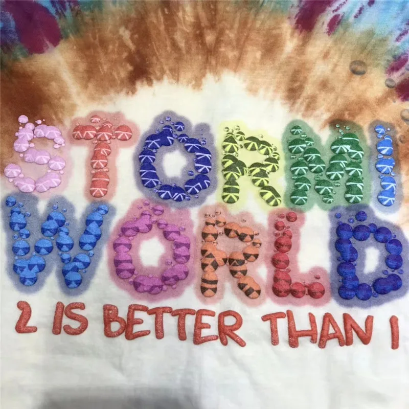 

2020ss Travis Scott Cactus Jack Stormi 2 Party Tie Dye Tee Hip Hop ASTROWORLD Men Women Best Quality Summer Style t-shirts