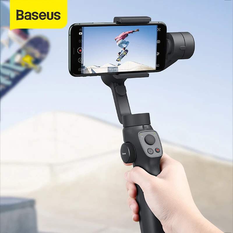 Baseus 3 Axis ручной шарнирный стабилизатор для камеры GoPro селфи Палка с Bluetooth фото и