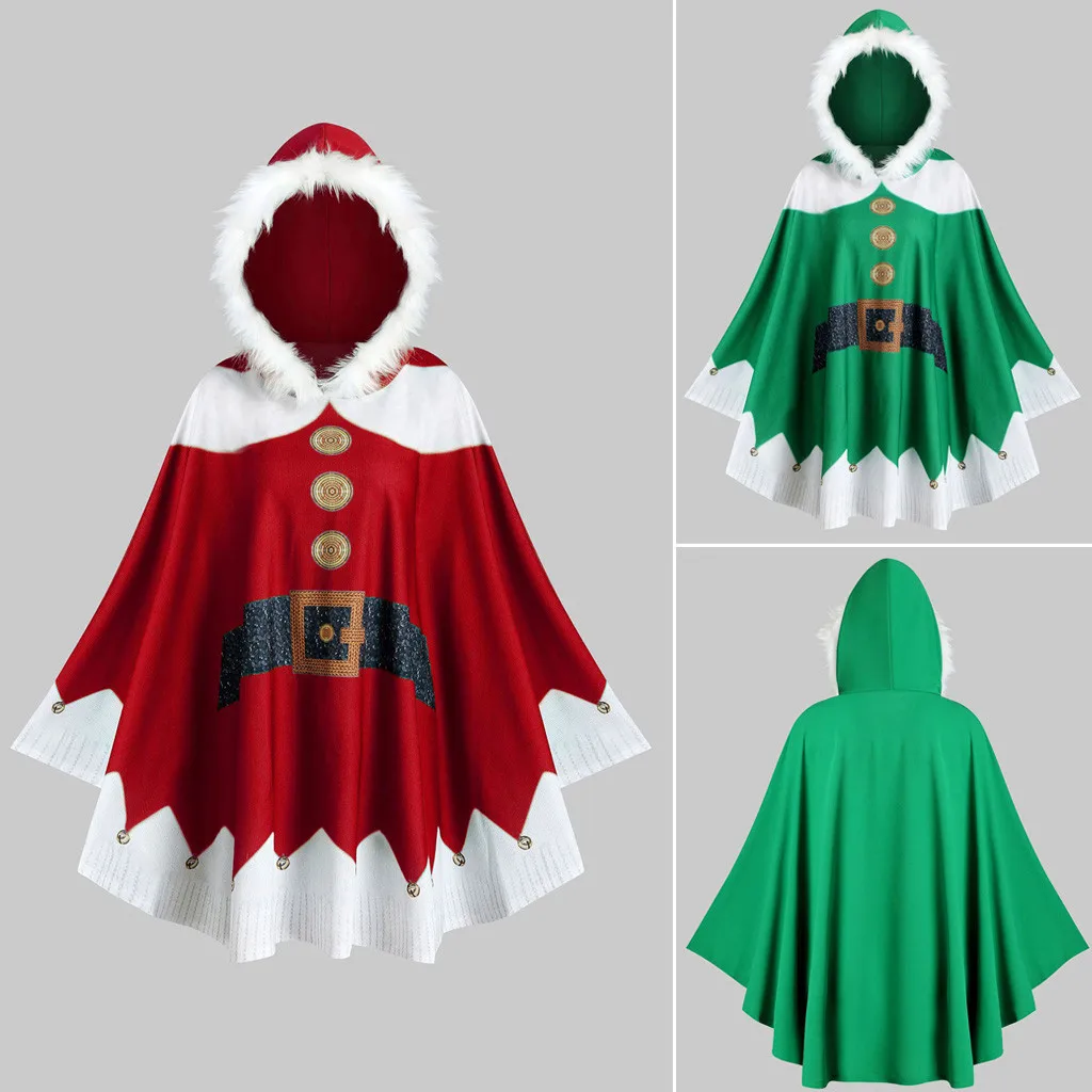 Новинка HSU модное рождественское Женское пальто из искусственного меха с