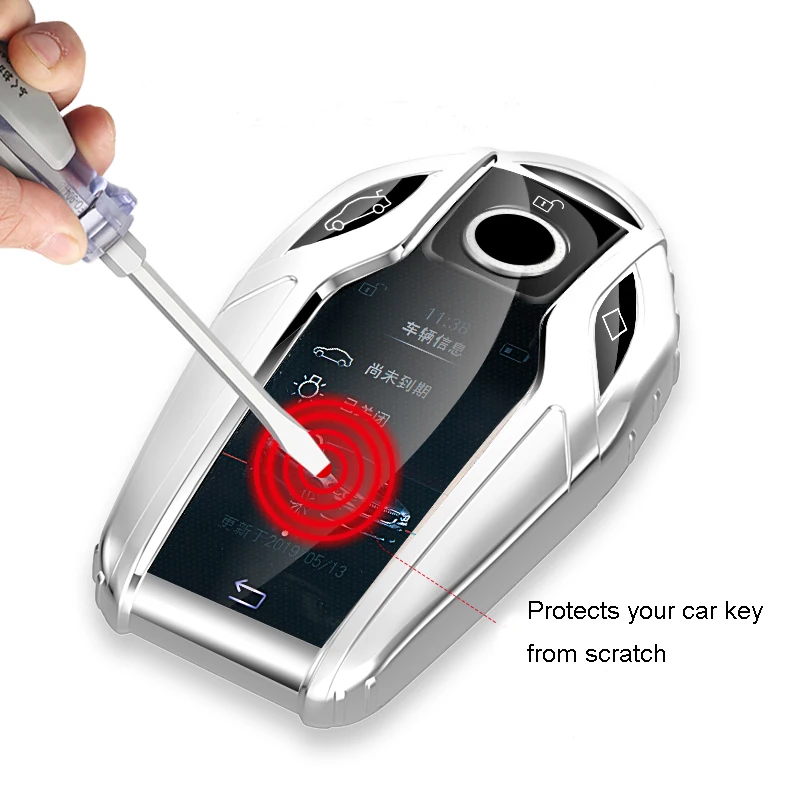 

TPU Car Fully Key Case LED Display Key Cover Case for BMW 5 7 series G11 G12 G30 G31 G32 i8 I12 I15 G01 X3 G02 X4 G05 X5 G07 X7
