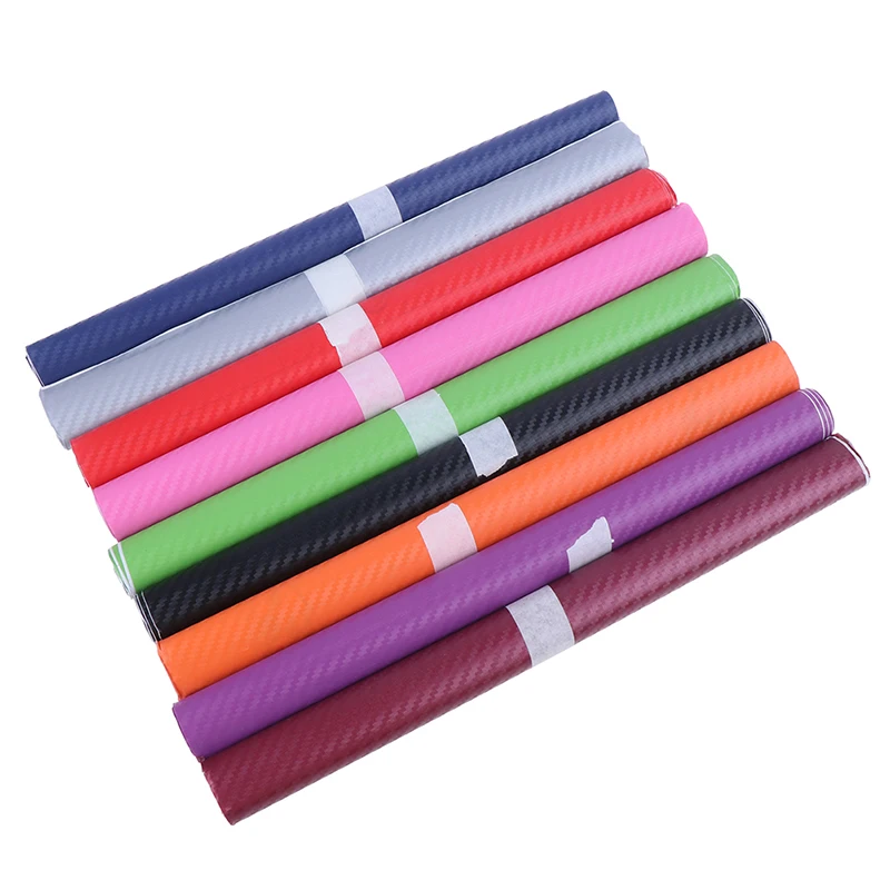 30 см * 127 DIY 3D углеродного волокна виниловая пленка для оклеивания автомобилей