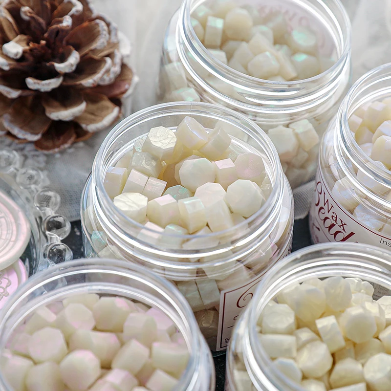 

180Pcs Sealing Wax Pearl Luster Color Pearl Stamp For Vintage Craft Envelope Wedding Invitations Wax Seal Beads Transparent Wax