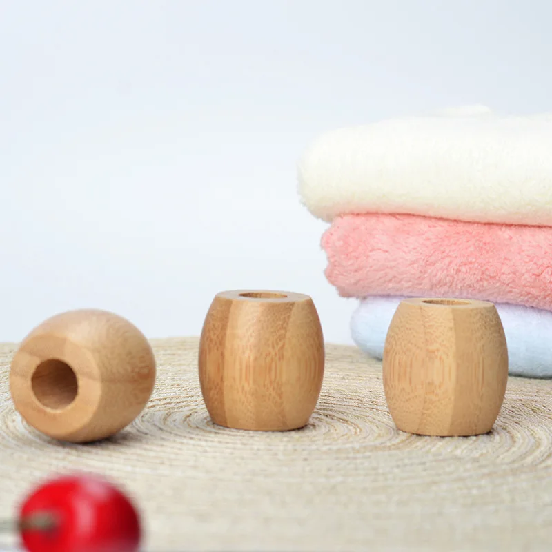 1 шт. в коробке зубная щетка из эко бамбука держатель деревянная для ванной