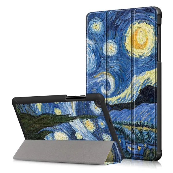 Защитная пленка из закаленного стекла+ чехол для планшета для Samsung Galaxy Tab A 8,0 T290 T295 T297 SM-T290 - Цвет: 3
