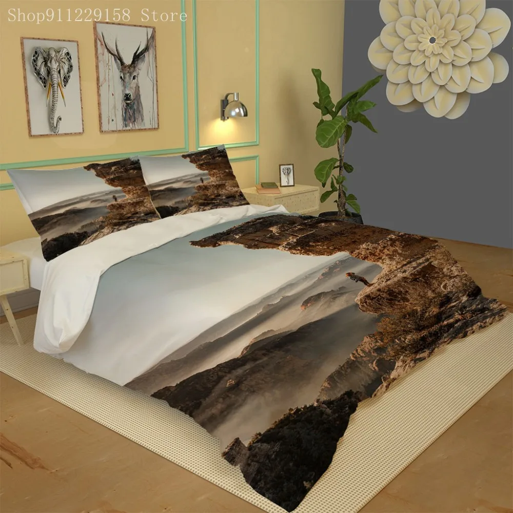 

Realistic Scenery Bedding Set Twin Bedding Set Lover Duvet Cover Sets 100% Microfiber Duvet Cover Queen
