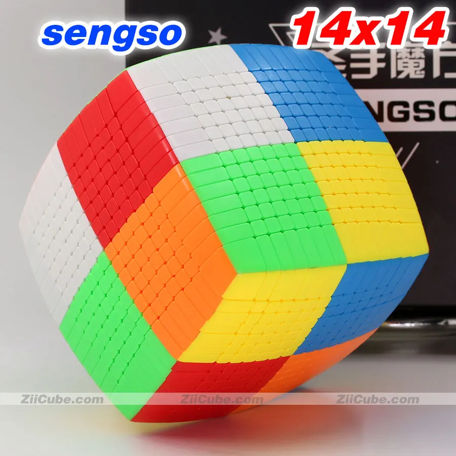 Cubo magico puzzle SengSo 14x14x14 14x14 ShengShou cuscino cubo magico torsione educativa saggezza giocattoli creativi gioco