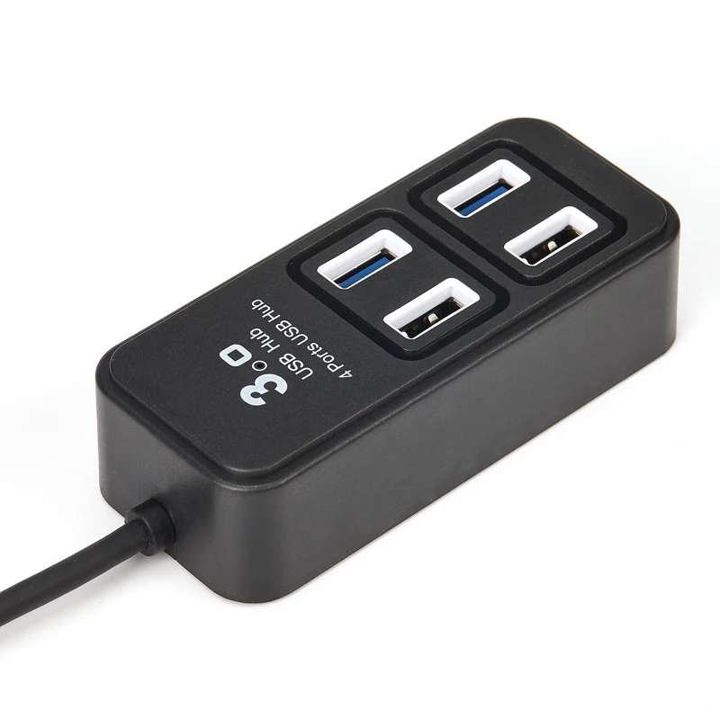 USB Hub3.0 4 Порты и разъёмы USB 3,0 концентратор разветвитель Мульти USB hab высокое Скорость 5 Гбит/с USB хаб для Macbook ноутбука ПК планшетный компьютер аксессуары